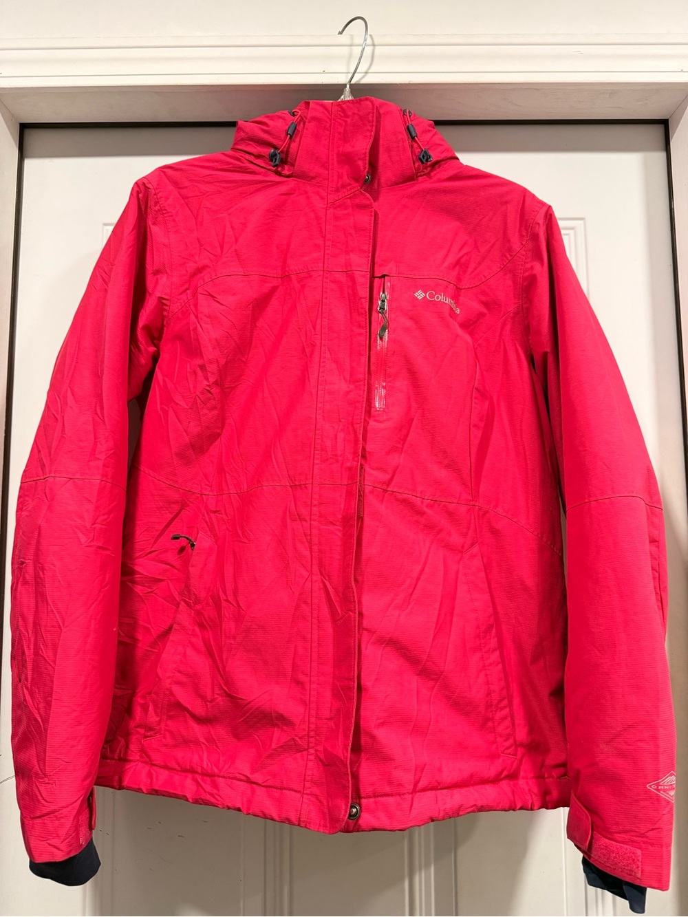 Columbia Women's Hooded Jacket - Bright Pink
